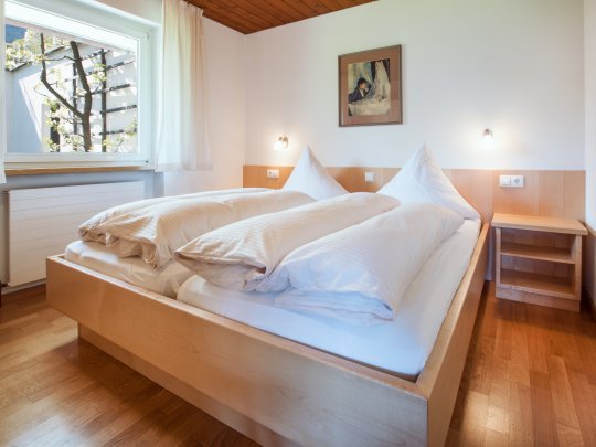 Schlafzimmer im Alpenapart Montafon