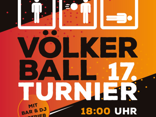 Plakat Völkerball